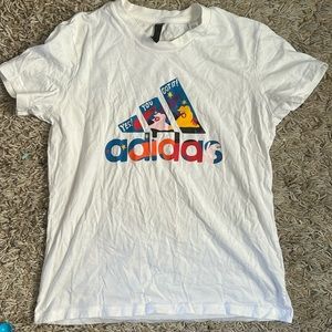 Adidas shirt. Probably a children shirt, size large.